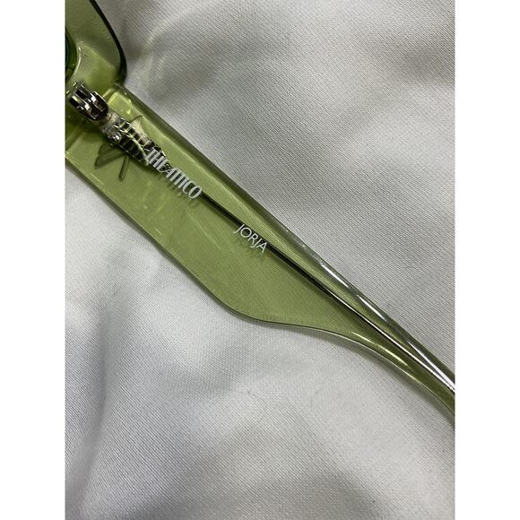 The Attico 'Jorja' Green Rectangular Sunglasses Size OS - Picture 5 of 5